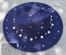 Load image into Gallery viewer, Pearls Fedora Hats
