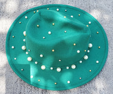 Load image into Gallery viewer, Pearls Fedora Hats
