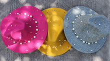Load image into Gallery viewer, Pearls Fedora Hats
