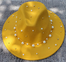 Load image into Gallery viewer, Pearls Fedora Hats
