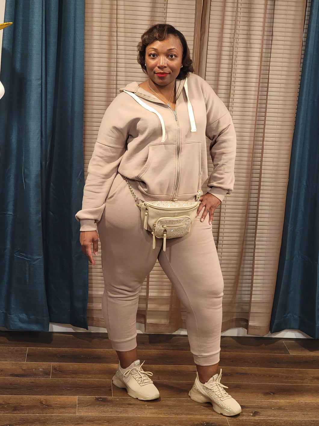 Send Him A Nude Jogger Set