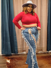 Load image into Gallery viewer, Kiyanna Lace Jeans
